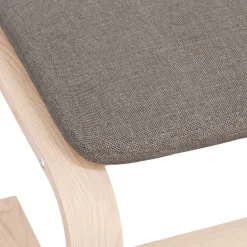 vidaXL Voetenbank 51x41x40 cm stof taupe
