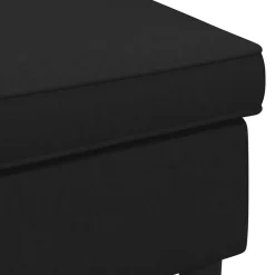 vidaXL Voetenbank Zwart 55 x 35 x 41 cm Stof