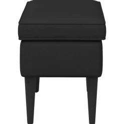 vidaXL Voetenbank Zwart 55 x 35 x 41 cm Stof