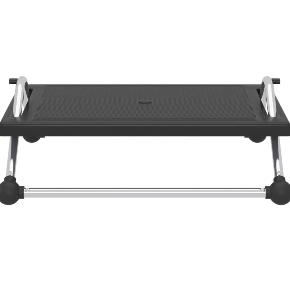 vidaXL Voetensteun 45x40x13,5 cm zwart