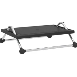 vidaXL Voetensteun 45x40x13,5 cm zwart