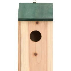 vidaXL Vogelhuisjes 8 st 12x12x22 cm hout