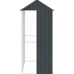 vidaXL Vogelkooi Antraciet 215 x 110 x 247 cm Gegalvaniseerd staal