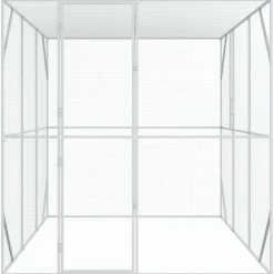 vidaXL Vogelkooi Antraciet 210 x 304 x 213 cm