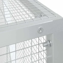vidaXL Vogelkooi Antraciet 210 x 304 x 213 cm