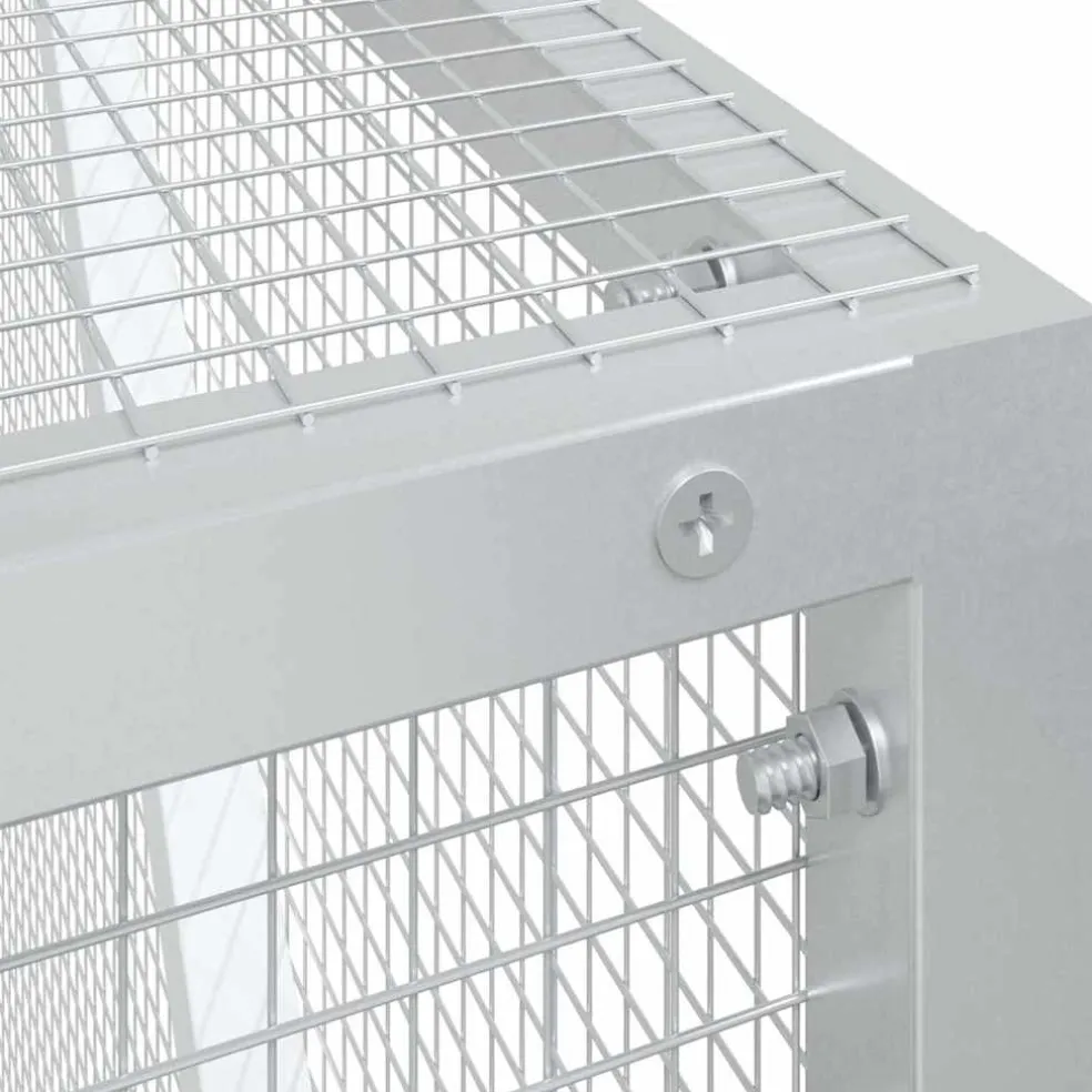 vidaXL Vogelkooi Antraciet 210 x 304 x 213 cm