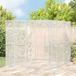 vidaXL Vogelkooi Antraciet 210 x 304 x 213 cm