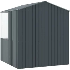 vidaXL Vogelkooi Antraciet 215 x 209 x 230 cm Gegalvaniseerd staal