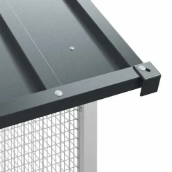 vidaXL Vogelkooi Antraciet 215 x 209 x 230 cm Gegalvaniseerd staal