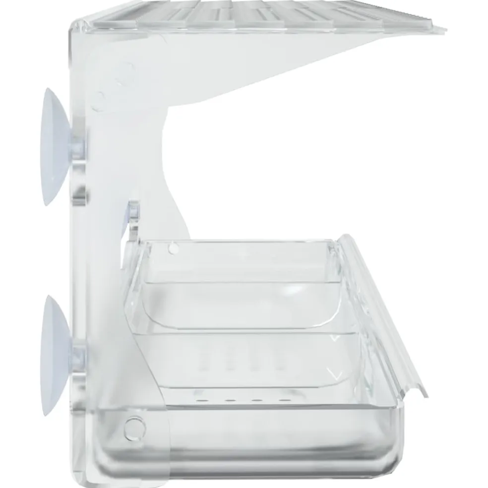 vidaXL Vogelvoederbakken voor raam 2 st 30x12x15 cm acryl