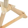 vidaXL Vogelvoeder met standaard 37x28x100 cm massief vurenhout