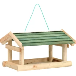 vidaXL Vogelvoeder 35x29,5x21 cm massief hout
