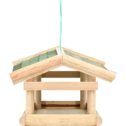 vidaXL Vogelvoeder 35x29,5x21 cm massief hout