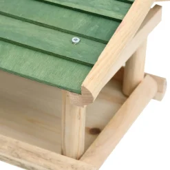 vidaXL Vogelvoeder 35x29,5x21 cm massief hout