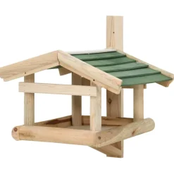 vidaXL Vogelvoeder 35x29,5x21 cm massief hout