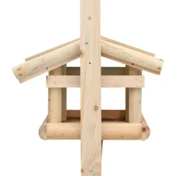 vidaXL Vogelvoeder 35x29,5x21 cm massief hout