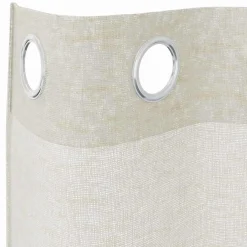 vidaXL Voile Gordijn 2 st Crème 140 x 140 cm Polyester
