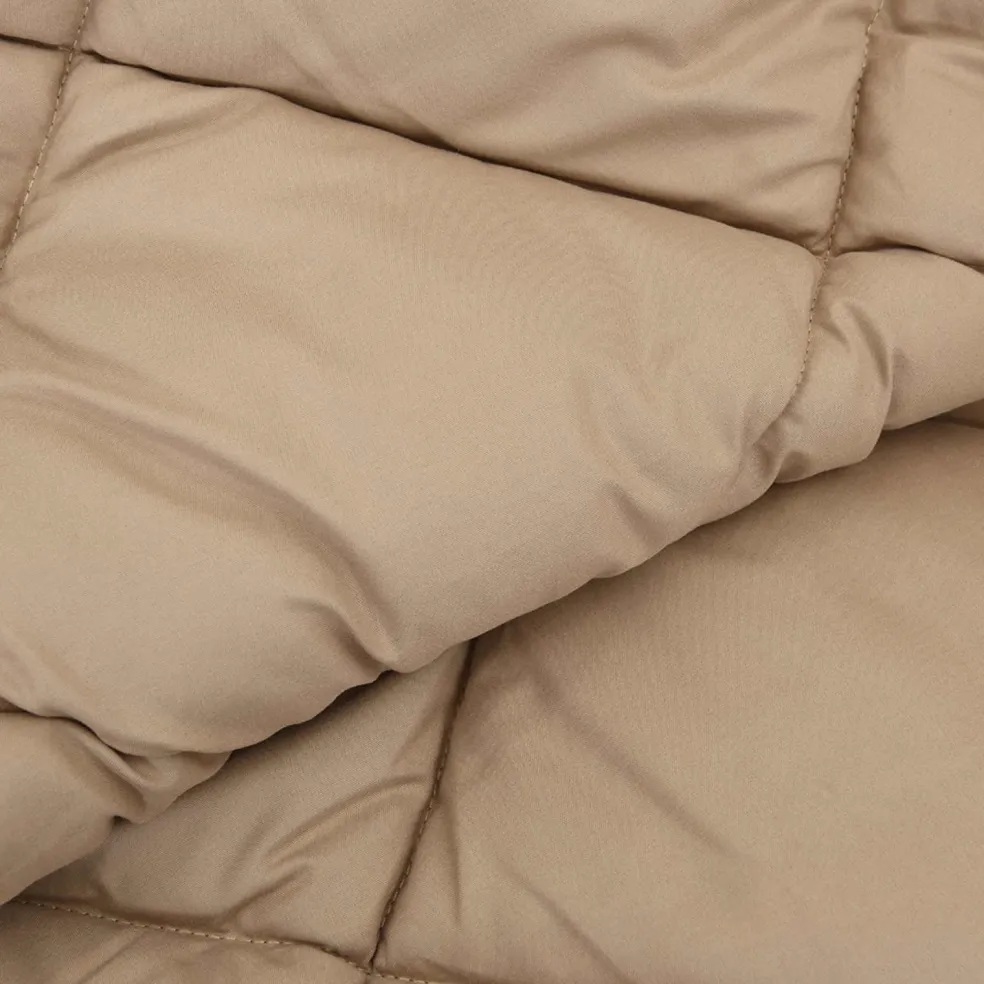 vidaXL Vol jaar dekbed 135 x 200 cm 300 gsm Taupe