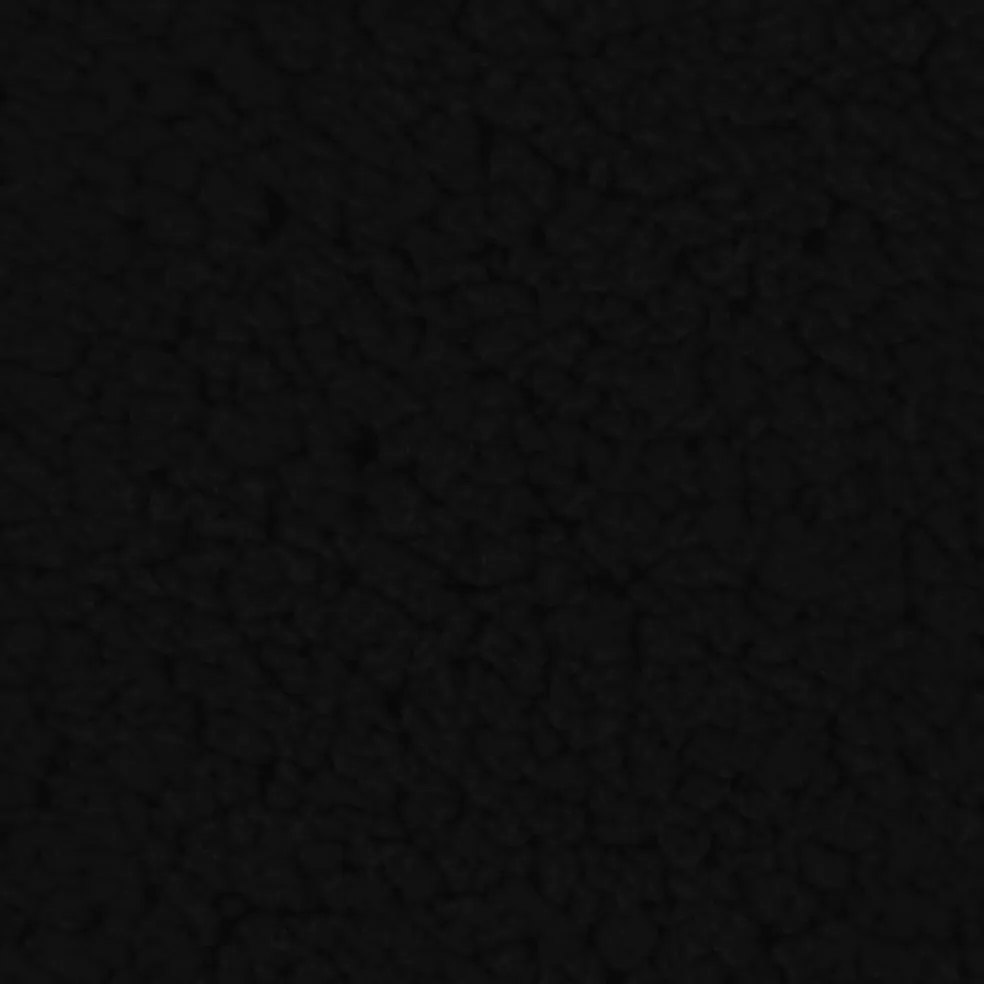 vidaXL Vol jaar dekbed Zwart 135 x 200 cm Microfiber en Teddy fleece