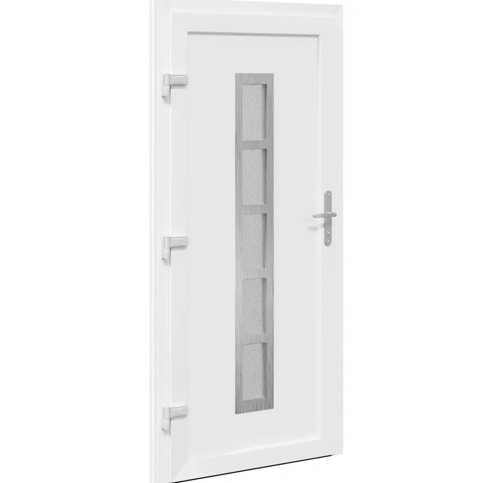 vidaXL Voordeur Antracietkleurig 88 x 200 cm PVC