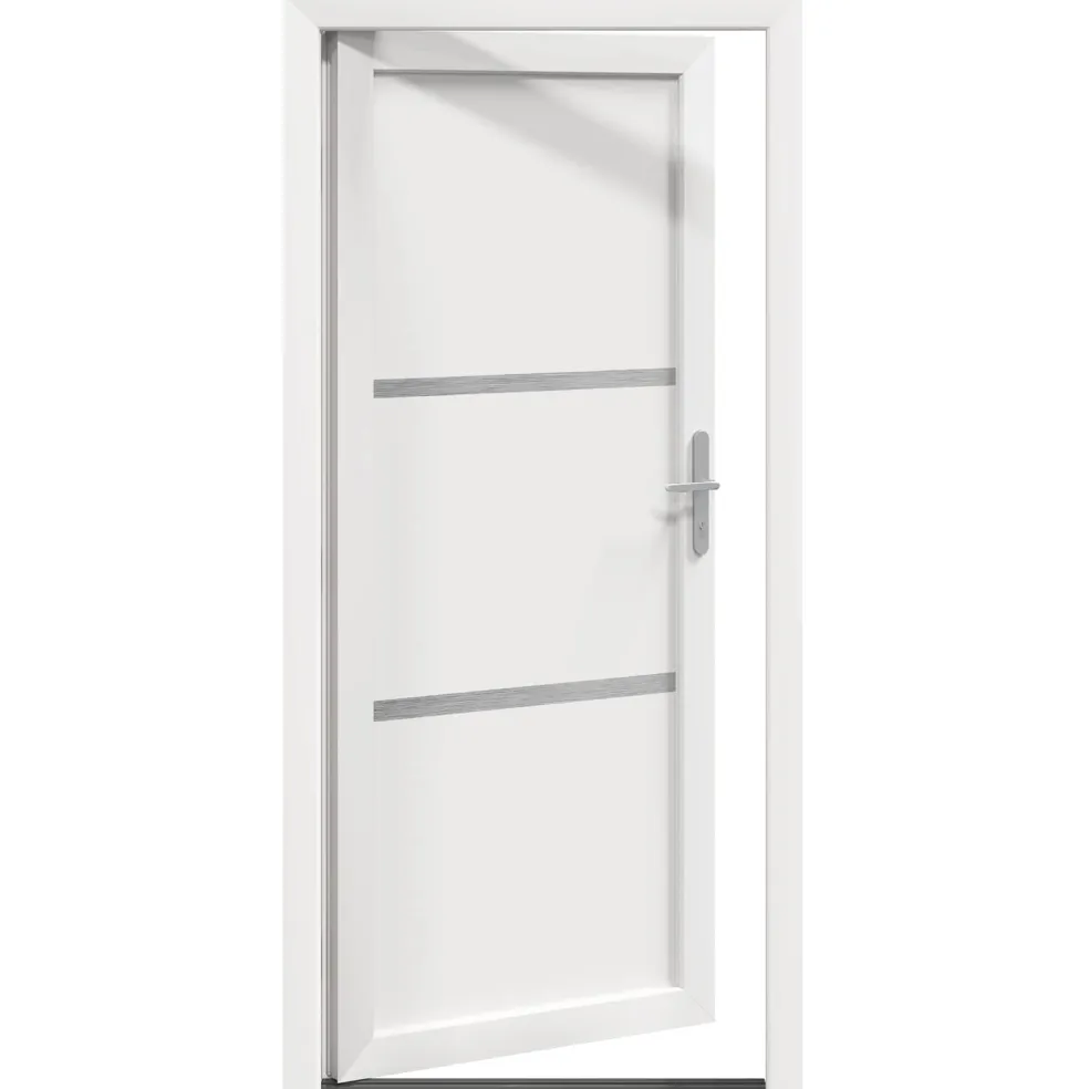 vidaXL Voordeur Wit 88 x 200 cm PVC