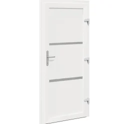 vidaXL Voordeur Wit 88 x 200 cm PVC