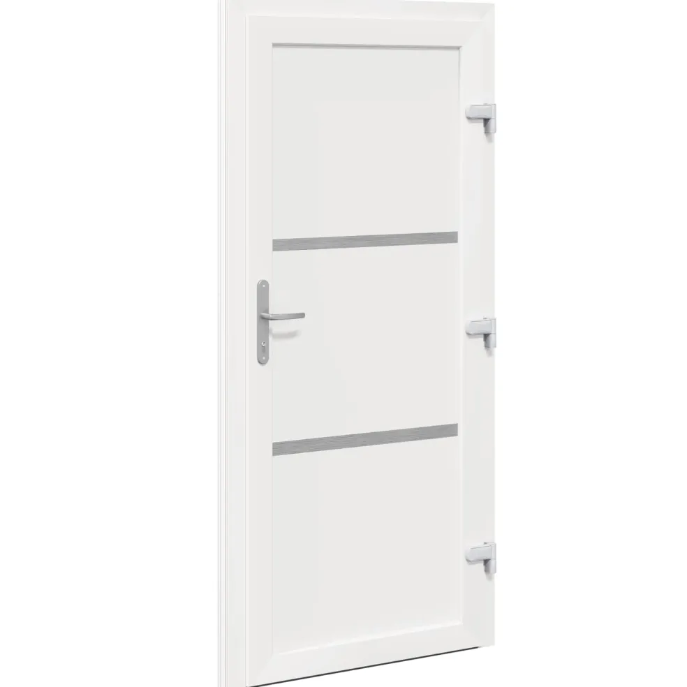 vidaXL Voordeur Wit 88 x 200 cm PVC