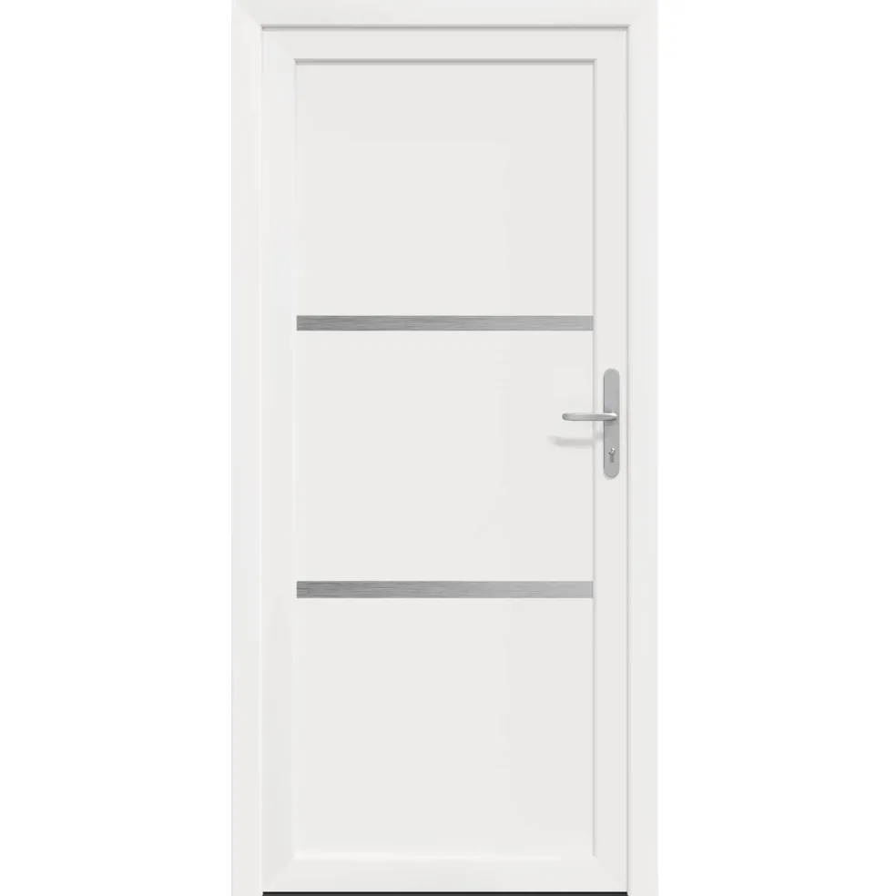 vidaXL Voordeur Wit 88 x 200 cm PVC