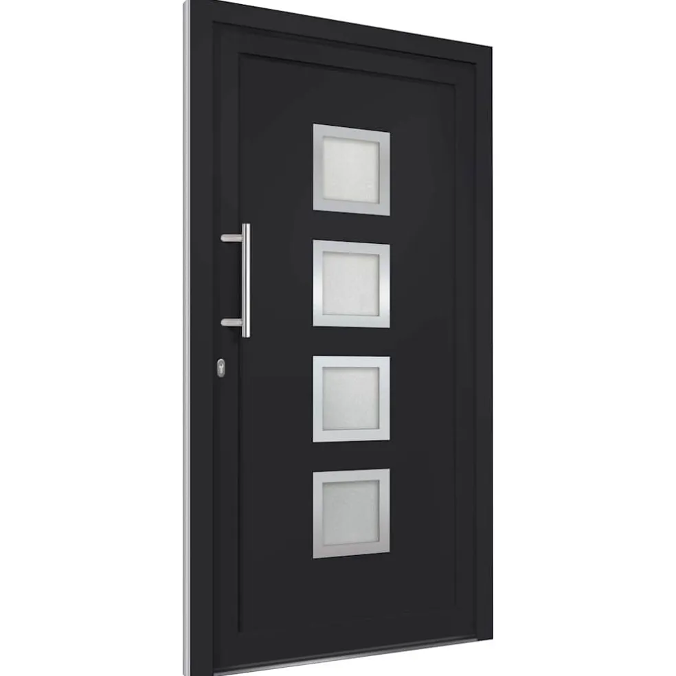 vidaXL Voordeur 98x190 cm antraciet