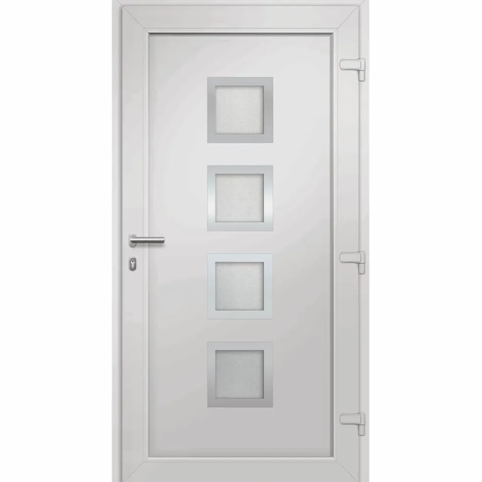 vidaXL Voordeur 88x200 cm antraciet