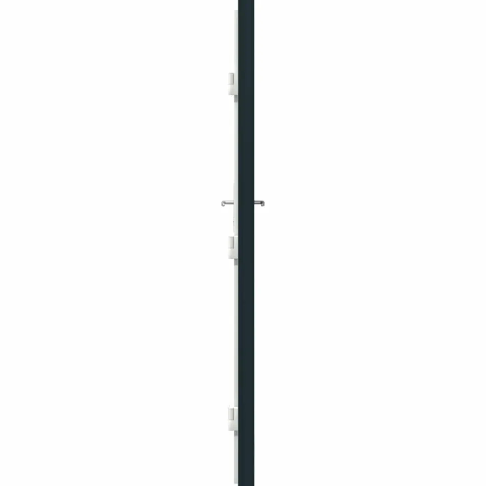 vidaXL Voordeur 88 x 200 cm PVC Antraciet