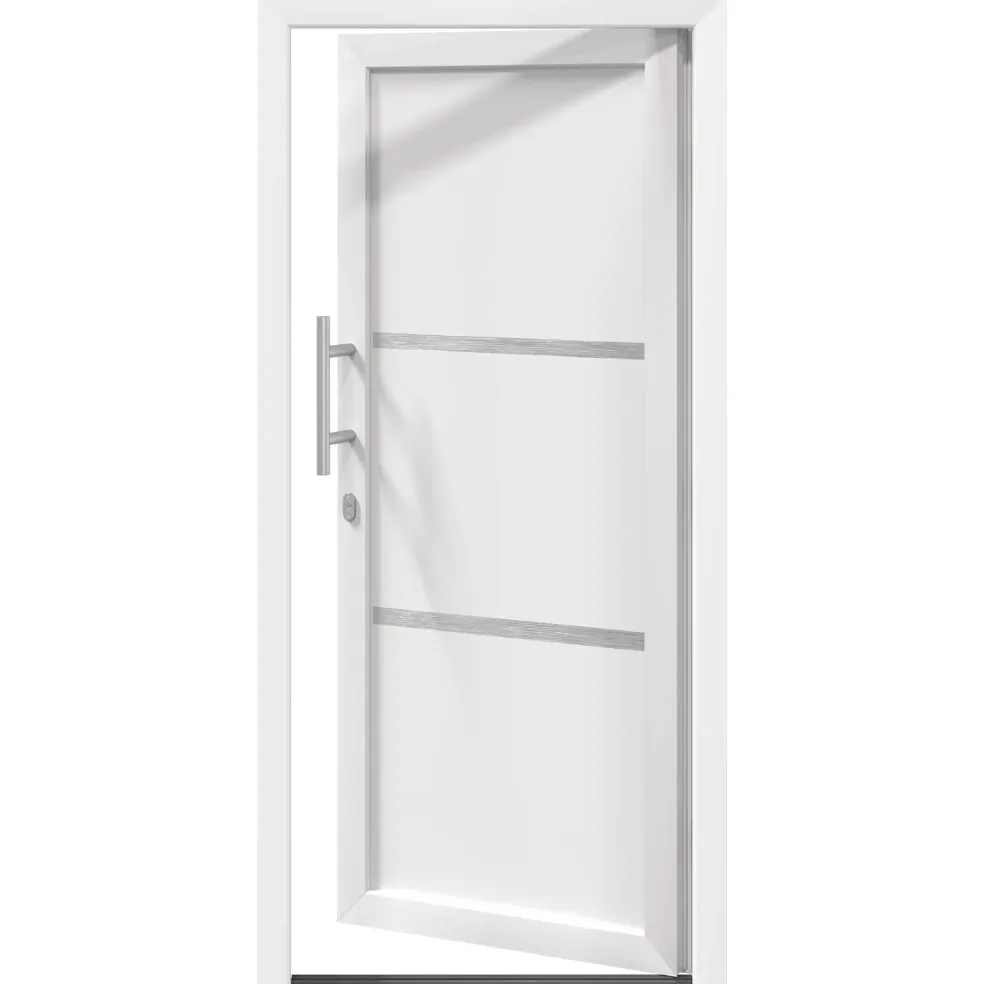 vidaXL Voordeur 88 x 200 cm PVC Wit