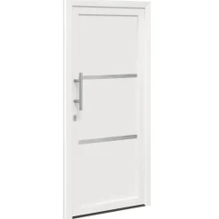 vidaXL Voordeur 88 x 200 cm PVC Wit