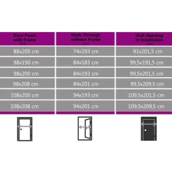 vidaXL Voordeur 108x200 cm wit
