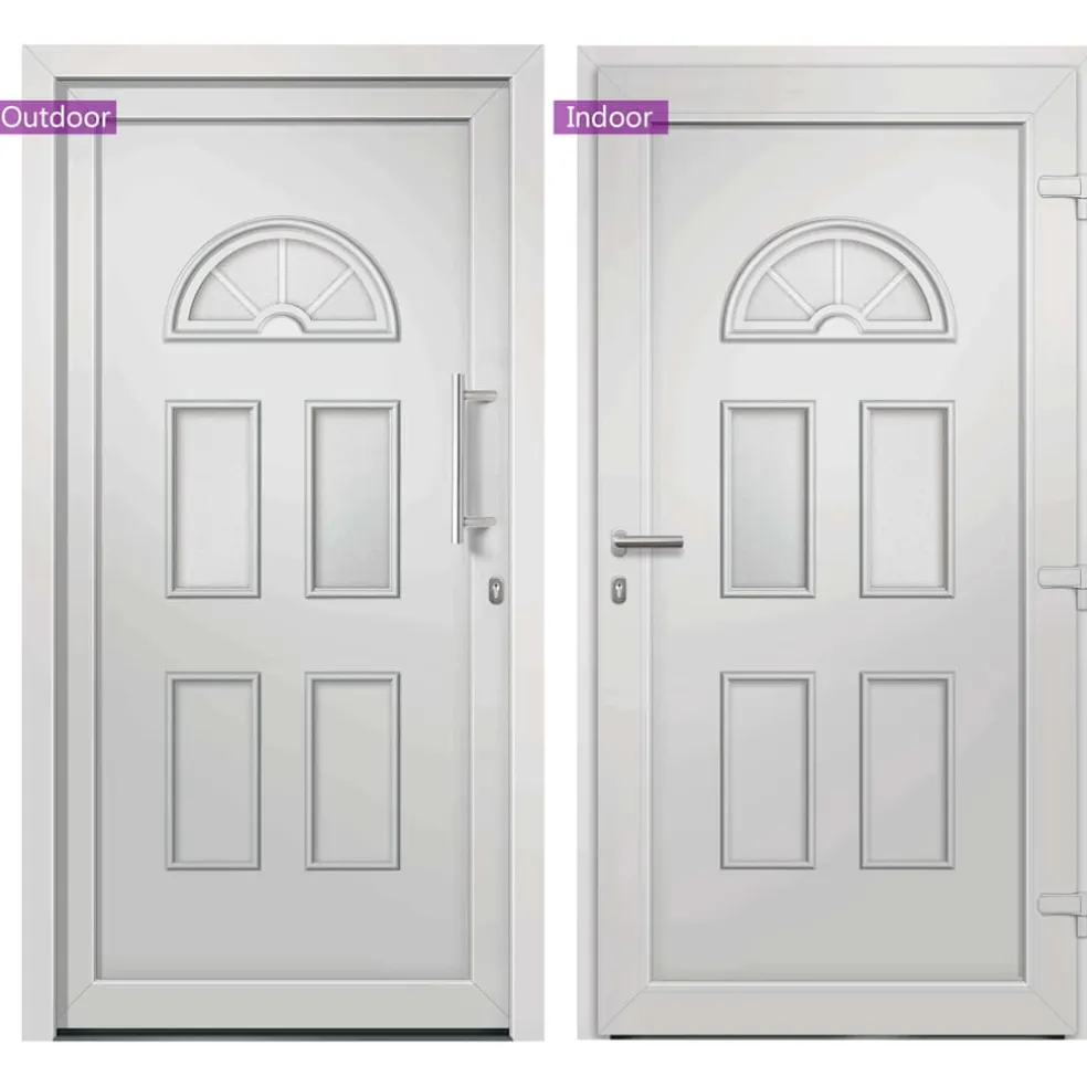 vidaXL Voordeur 98x198 cm wit