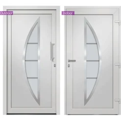 vidaXL Voordeur 98x208 cm wit