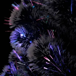vidaXL Voorverlichte kerstboom met standaard en LED 150 cm glasvezel