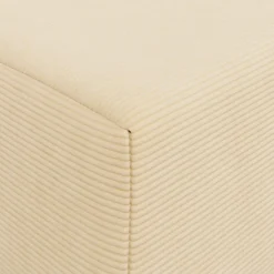 vidaXL Vouwbare Bankbed Crèmekleurig 120 x 60 x 49 cm Stof