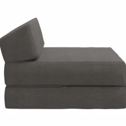 vidaXL Vouwbare Bankbed Donkergrijs 60 x 70 x 41 cm Stof
