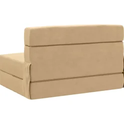vidaXL Vouwbare Bankbed Groen Grijs 70 x 72 x 60 cm Stof