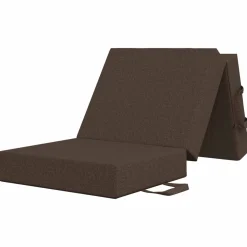vidaXL Vouwbare Bankbed 75 x 63 x 45 cm Taupe