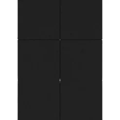 vidaXL Vouwbare Bankbed 140 x 67 x 15 cm Zwart
