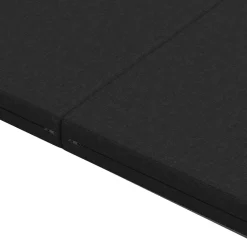 vidaXL Vouwbare Bankbed 140 x 67 x 15 cm Zwart
