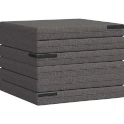 vidaXL Vouwbare Bankbed 140 x 67 x 15 cm Lichtgrijs