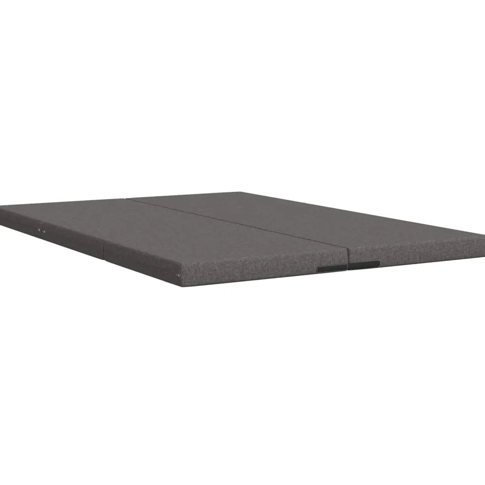 vidaXL Vouwbare Bankbed 140 x 67 x 15 cm Lichtgrijs