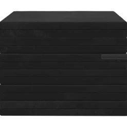 vidaXL Vouwbare Bankbed 140 x 67 x 15 cm Zwart