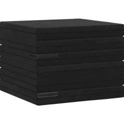 vidaXL Vouwbare Bankbed 140 x 67 x 15 cm Zwart