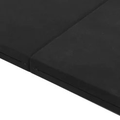 vidaXL Vouwbare Bankbed 140 x 67 x 15 cm Zwart