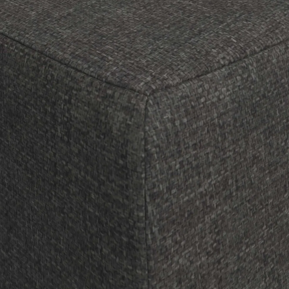 vidaXL Vouwbare Bankbed 75 x 63 x 45 cm Donkergrijs