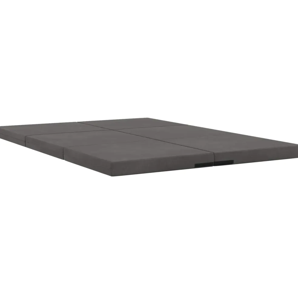vidaXL Vouwbare Bankbed 140 x 67 x 15 cm Donkergrijs